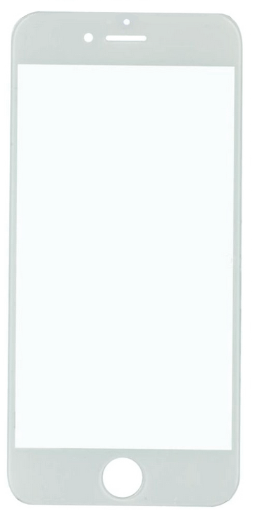 Стекло дисплея iPhone 6 plus (белое) с олеофобным покрытием