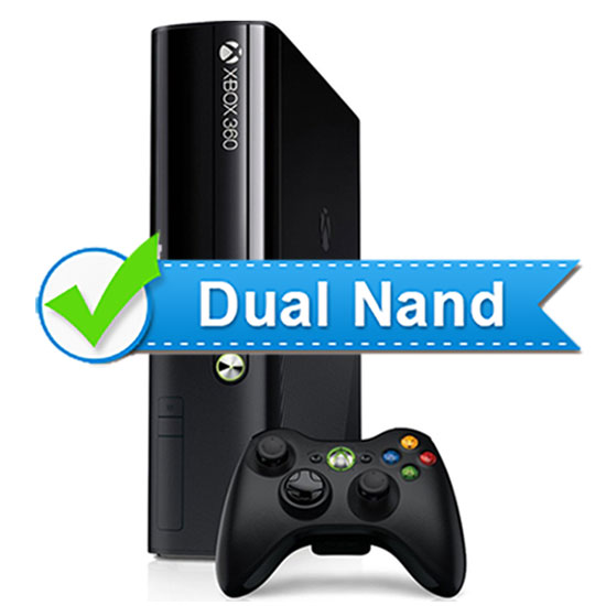 Microsoft Xbox 360 E 500GB + Freeboot Dual Nand