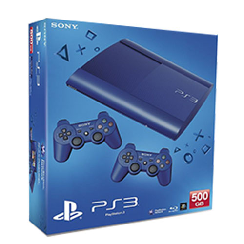 Sony PlayStation 3 Super Slim 12GB Azurite Blue + 2-ой DualShock 3 + Fifa 14 (Рус) + шнур HDMI