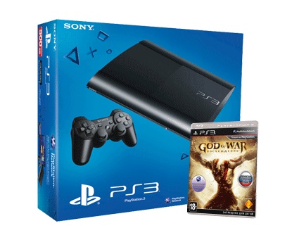 Sony PlayStation 3 Super Slim 500GB + God of War Восхождение (Рус.) + Cobra ODE