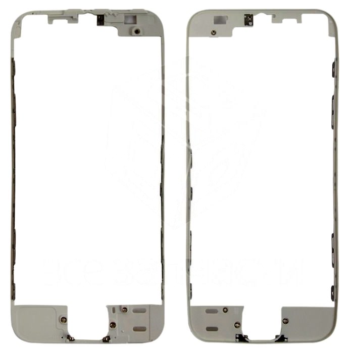 Рамка для крепления дисплея iPhone 5S (белая) оригинал