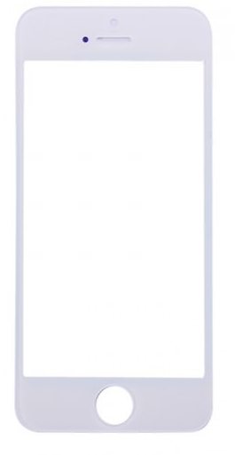 Стекло дисплея iPhone 5С (белое) с олеофобным покрытием