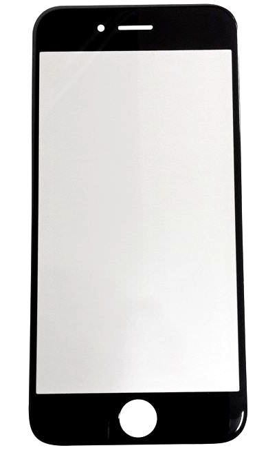 Стекло дисплея iPhone 6 plus (черное) с олеофобным покрытием