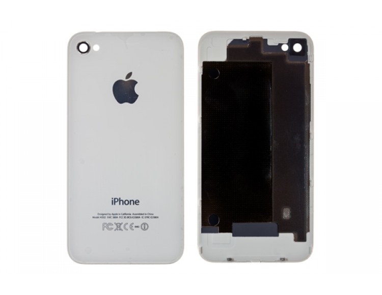 Крышка iPhone 4S задняя (оригинал) белая