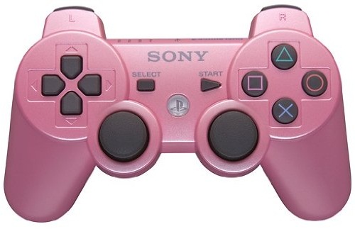 Джойстик Sony Dualshock 3 (розовый, оригинал)