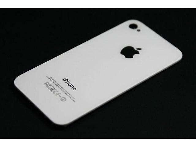 Крышка iPhone 4S задняя (оригинал) белая