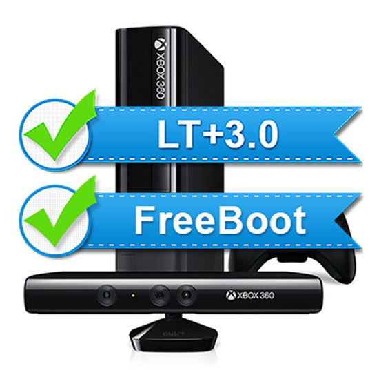 Microsoft Xbox 360 E 4GB + Kinect + Прошивка + Freeboot