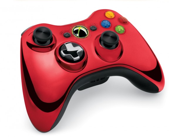 Джойстик Xbox 360 беспроводной (красный)