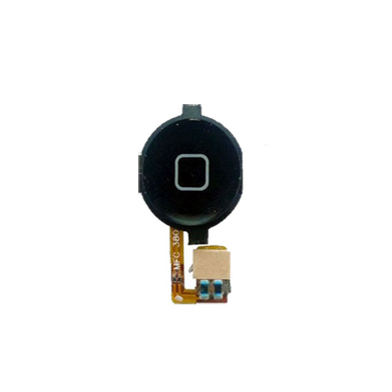 Кнопка Home iPhone 3G + шлейф (черная)