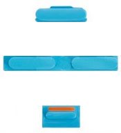Кнопки iPhone 5C набор (голубой)